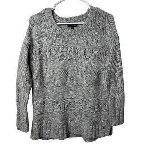 American Eagle wool Cable Knit Crewneck sweater